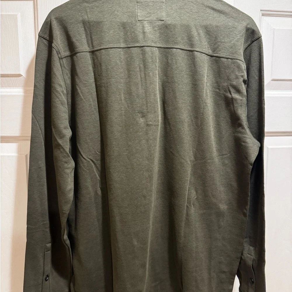 Express Men's Olive Green Shirt Large NWOT - Picture 2 of 2